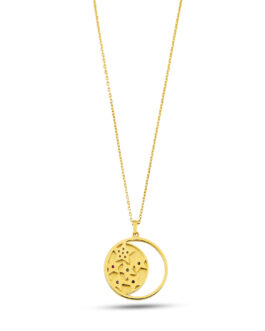 Circle Gold Necklace Chain | L...