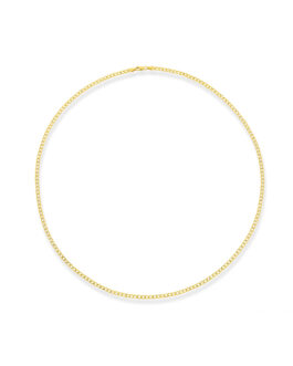 Oval Cuban Chain Gold Necklace...